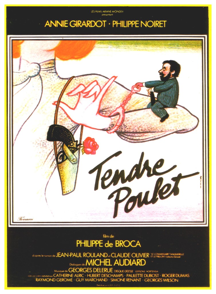 Affiche Cinéma TENDRE POULET 40x60cm Poster / Philippe Noiret