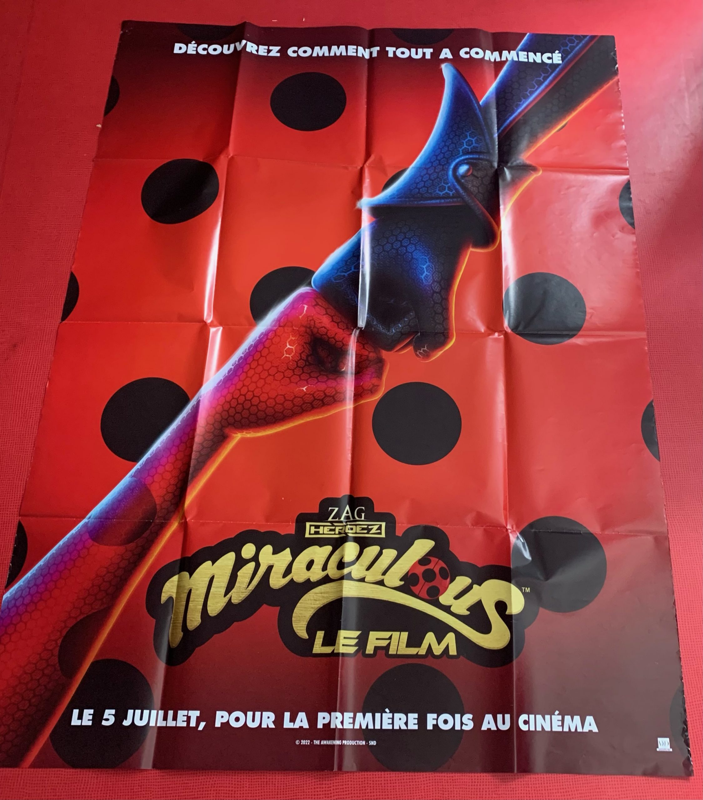Affiche cinéma préventive Les Trolls  format 120x160 cm /2017